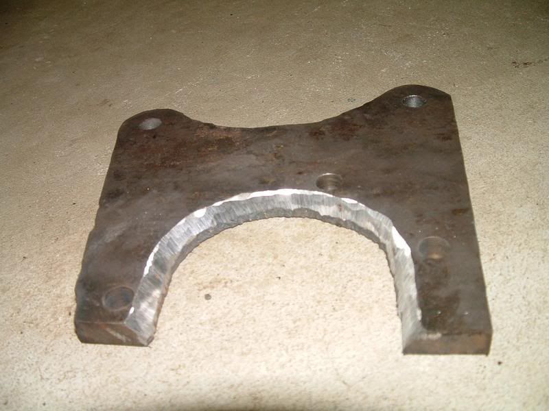 grind down one of the inside edges to fit the profile of the back of he